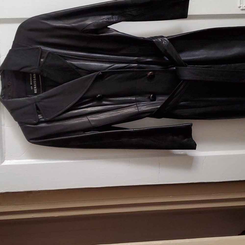 Leather Trenchcoat